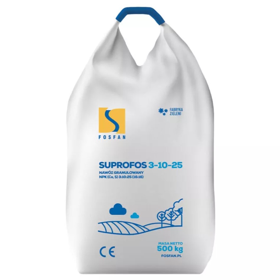 Супрофос 21 NPK (Ca, Na, S) 3,5:10:21 (14:3:19,5), 500 кг